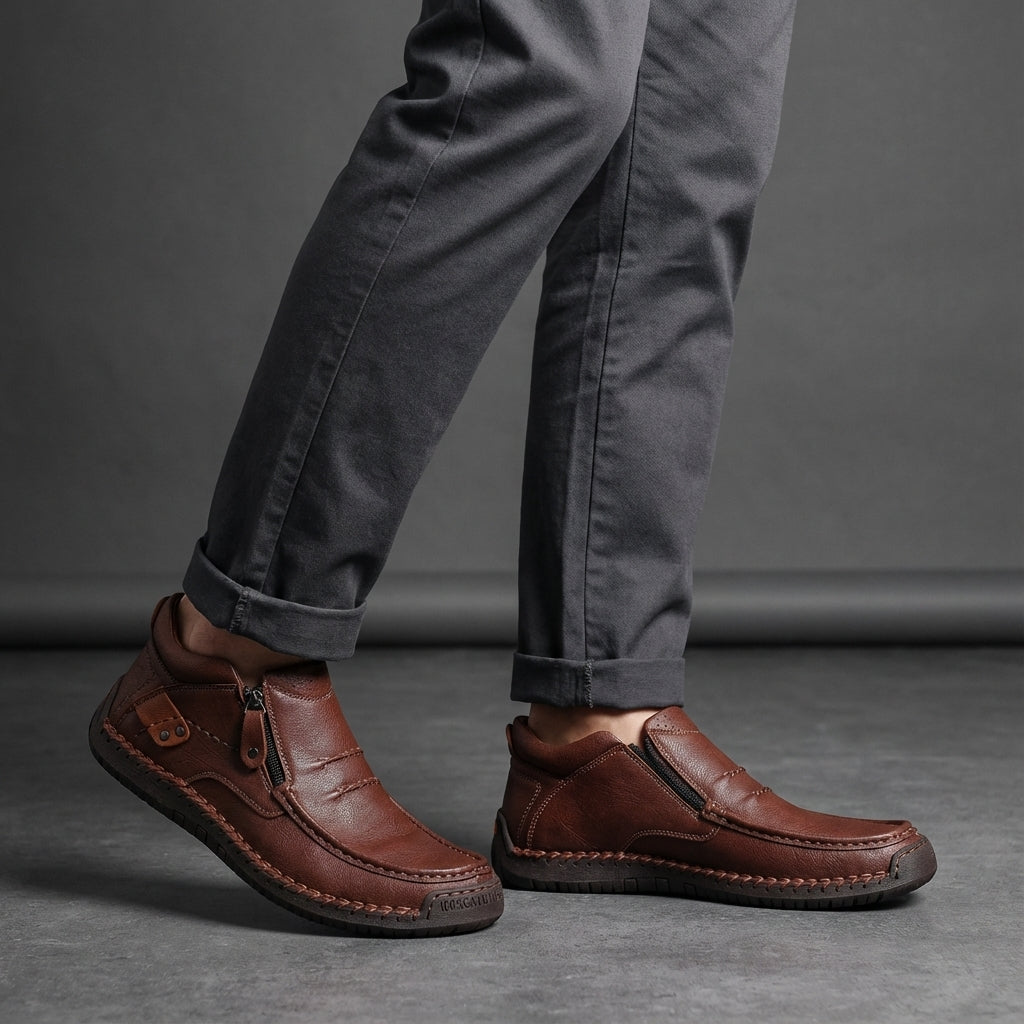 Barton™ - Handcrafted Leather Shoes with Comfort and Character