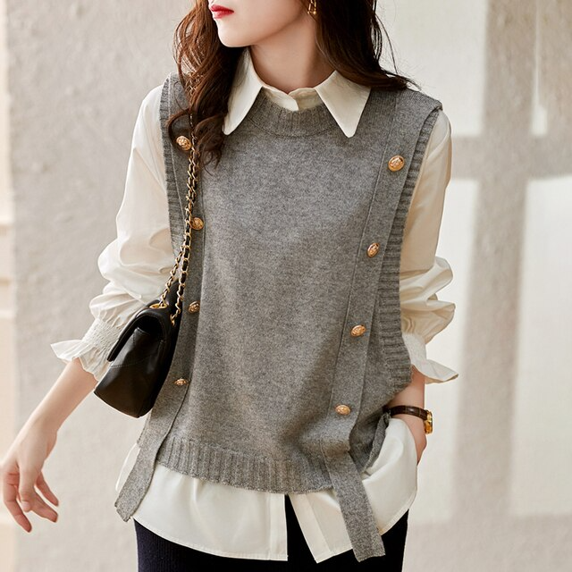 Plain Knitted Cardigan | Harting