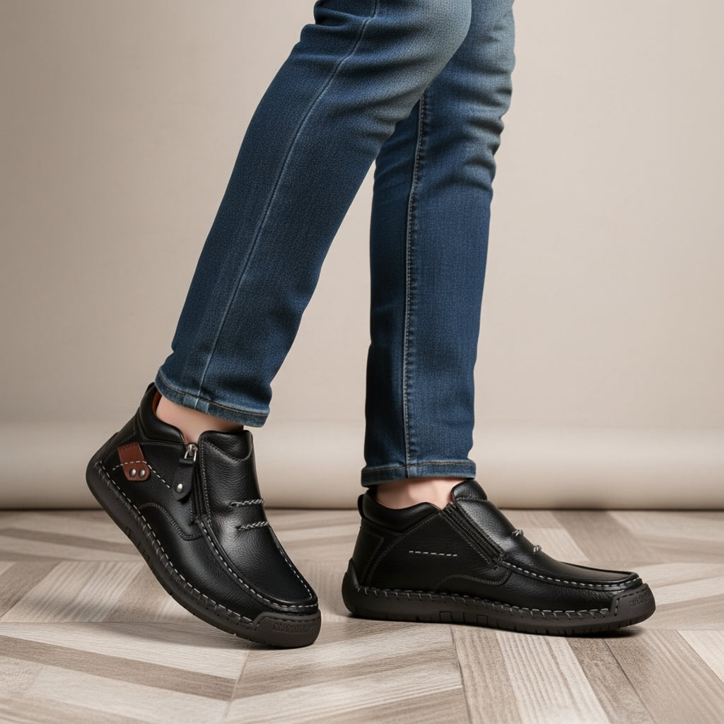 Barton™ - Handcrafted Leather Shoes with Comfort and Character