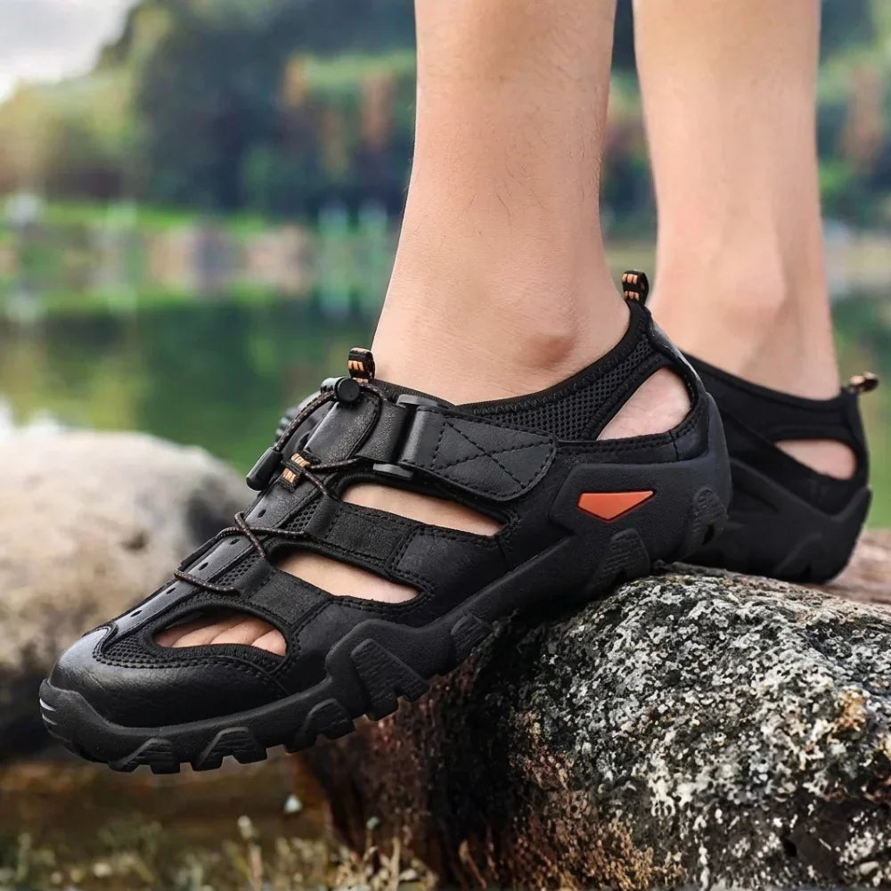 StridePro™ – Men’s All-Terrain Comfort Sandals