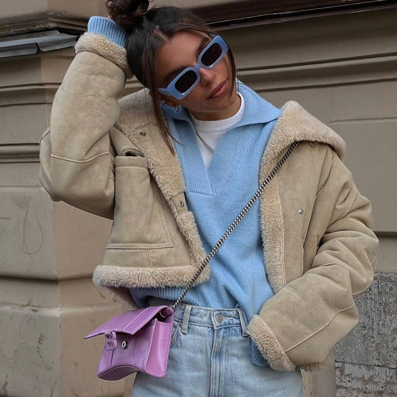 Zaynab V-Neck Jumper | Harting