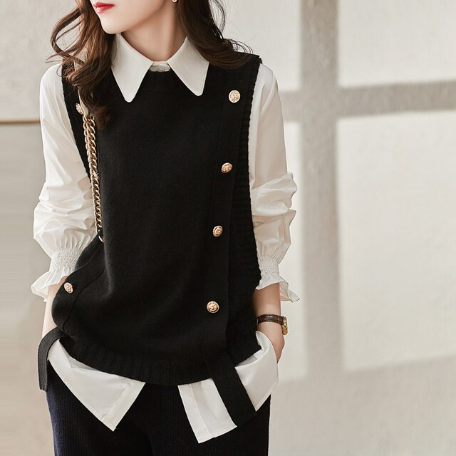 Plain Knitted Cardigan | Harting