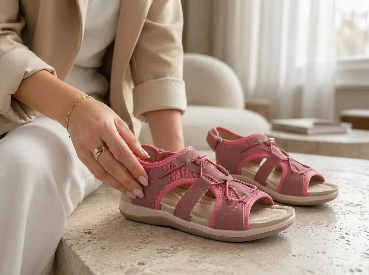 2. Shock absorption that reduces strain on your body