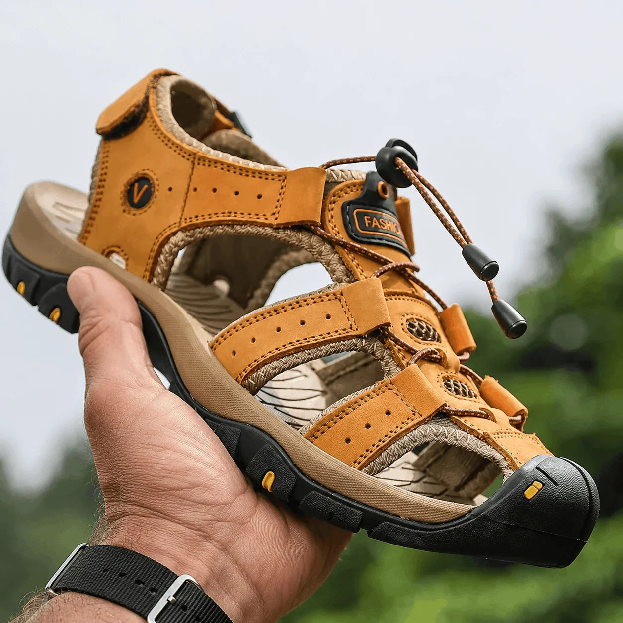 ErgoStride™ - All-Terrain Comfort Sandals for Men