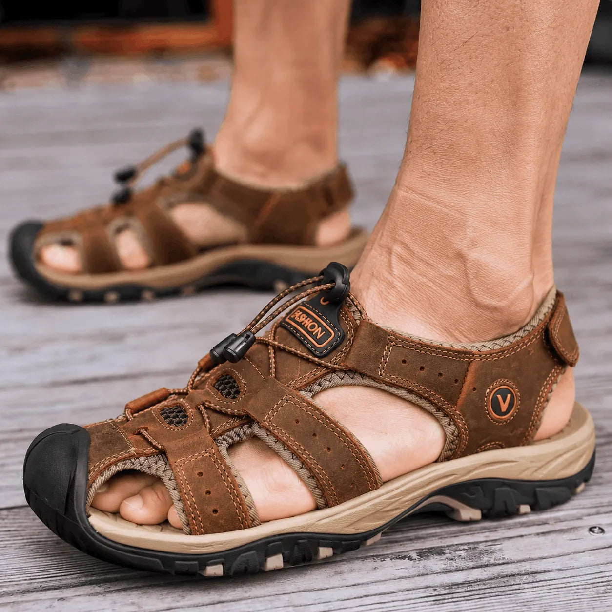 ErgoStride™ - All-Terrain Comfort Sandals for Men