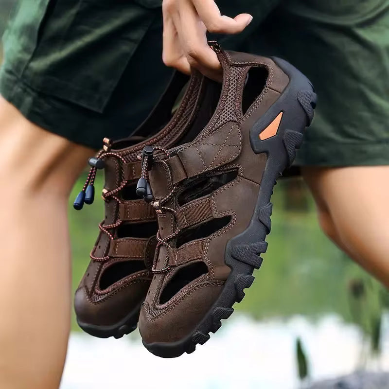 StridePro™ – Men’s All-Terrain Comfort Sandals