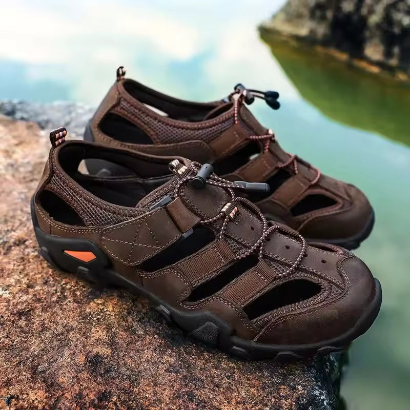 StridePro™ – Men’s All-Terrain Comfort Sandals