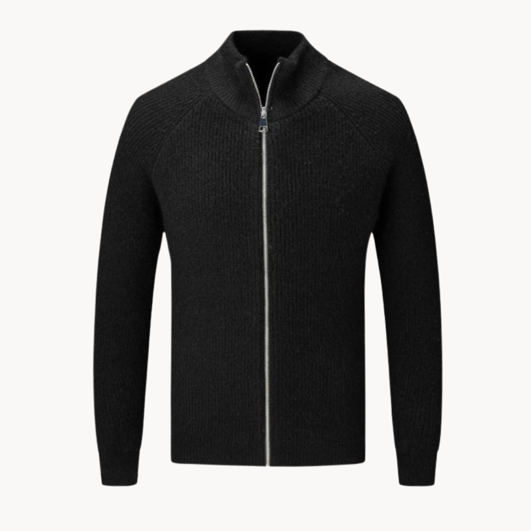 Colton Cashmere Zip Jumper | Harting