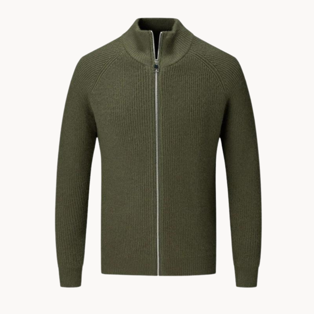 Colton Cashmere Zip Jumper | Harting