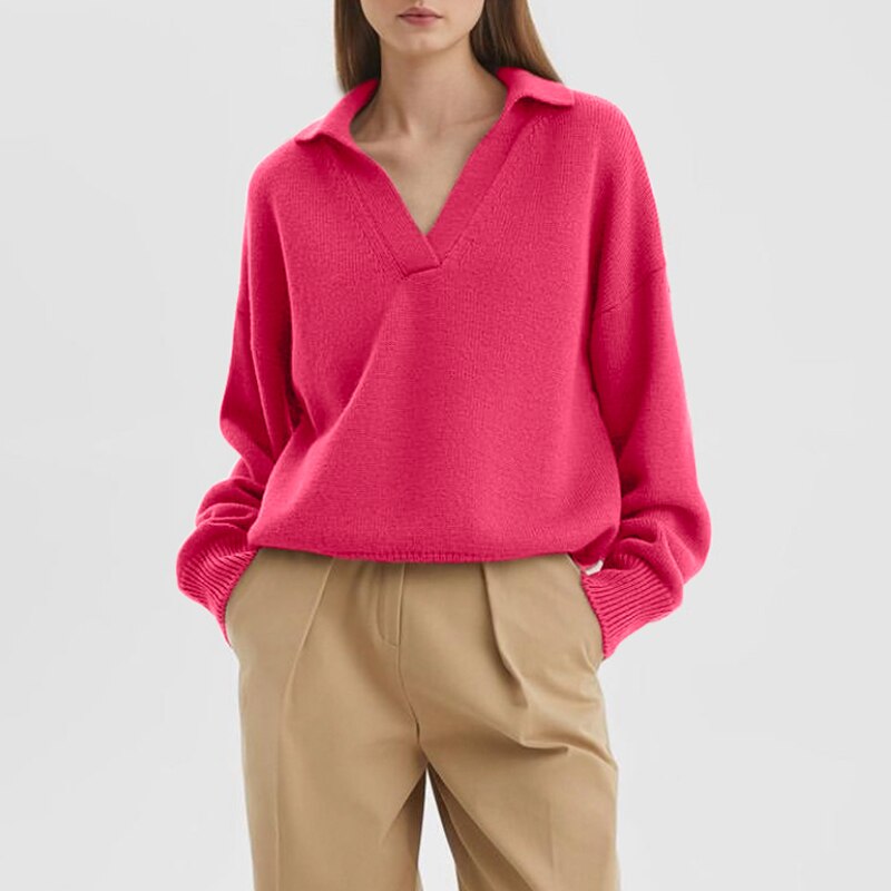 Zaynab V-Neck Jumper | Harting