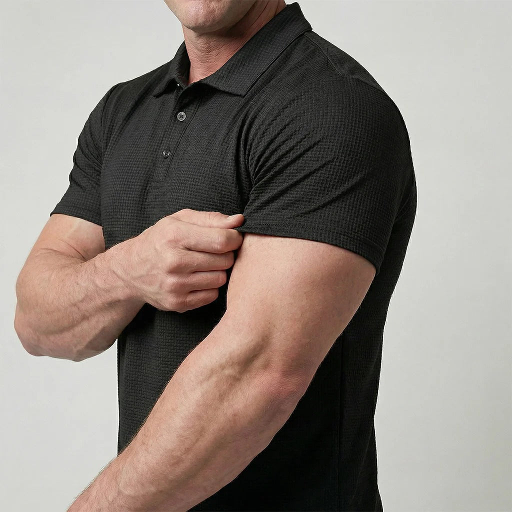 Modeline™ | Elegant and Breathable Men's Polo Shirt